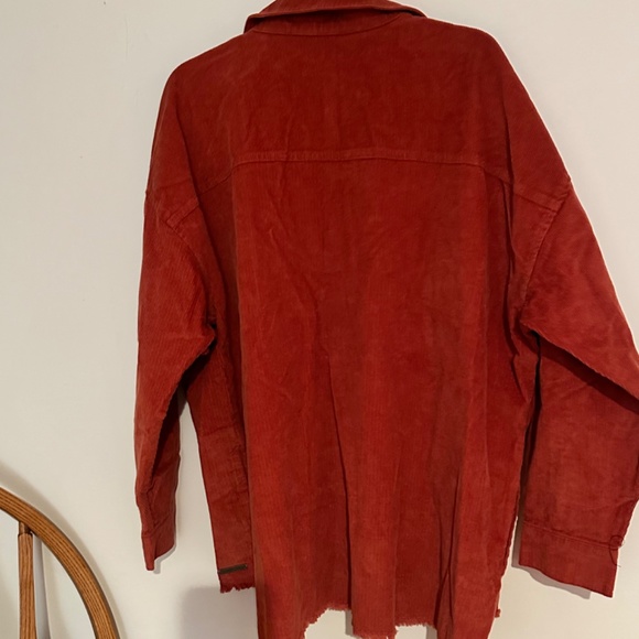 NWT PEACE LOVE WORLD CORD SHACKET/SHIRT 1x - Picture 2 of 4